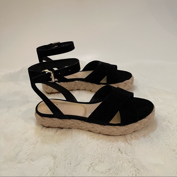 🆕🏷Vince Camuto ankle strap espadrilles braided flatform sandals - Picture 1 of 13